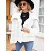 imageSimplee Apparel Womens Faux Fur Coat Fleece Cropped Jacket Long Sleeve Fur Coats Warm Winter Jackets 2025White