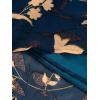 imageSimplee Womens Boho Floral Maxi Dress Flowy Casual V Neck Short Sleeve Wedding Guest Holiday Beach Long Dress1blue