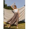 imageSimplee Womens Casual Split Wide Leg Pants High Waist Palazzo Flowy Beach Pants Summer Boho Lounge Pants with PocketsB1leopard Printed
