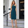 imageSimplee Womens Fall Wedding Guest Maxi Dress Boho Flowy V Neck Short Sleeve Semi Formal Sparkly Bridesmaid DressAdark Blue