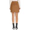imageSimplee Womens High Waist Faux Suede Mini Bodycon SkirtBrown