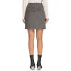 imageSimplee Womens High Waist Faux Suede Mini Bodycon SkirtDark Grey