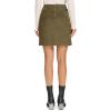 imageSimplee Womens High Waist Faux Suede Mini Bodycon SkirtOliver Green