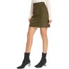 imageSimplee Womens High Waist Faux Suede Mini Bodycon SkirtOliver Green