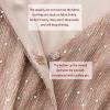 imageSimplee Womens V Neck Wrap Short Sleeve Cocktail Dress Sparkly Glitter Sexy High Low Midi Bodycon DressGrey Blue