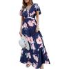 4-navy Blue Floral