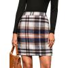 A-orange Navy Plaid