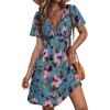 Grayblue Floral