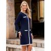 imageSimplee Womens Fall Sweater Dress Winter Knitted Long Sleeve Bodycon Mini Work Dress Casual Holiday Short Party DressesNavy Blue