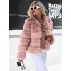 imageSimplee Women Luxury Winter Warm Fluffy Faux Fur Short Coat Jacket Parka Outwear1 Pink