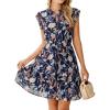 Navy Blue Floral