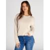 imageSimplee Womens Oversized Striped Sweatshirt Casual Long Sleeve Crewneck Loose Trendy Pullover Tops Fashion Clothes 2026Solidkhaki