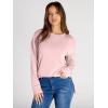 imageSimplee Womens Oversized Striped Sweatshirt Casual Long Sleeve Crewneck Loose Trendy Pullover Tops Fashion Clothes 2026Solidpink