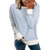 Striped-light Blue