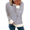 Striped-navy Blue